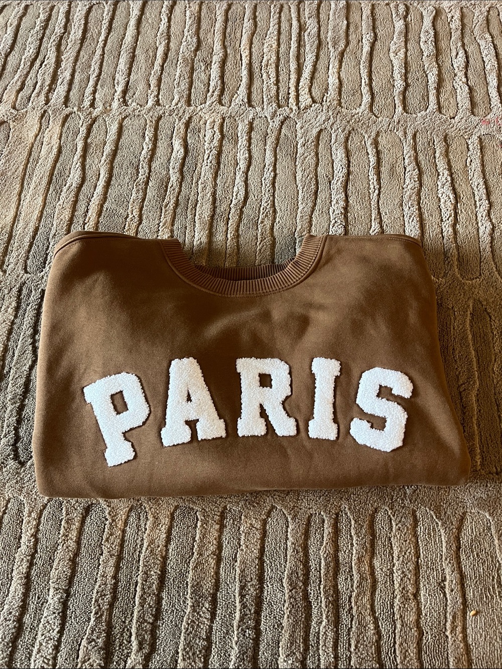 Lou & Grey Caramel Brown Crewneck Sweatshirt